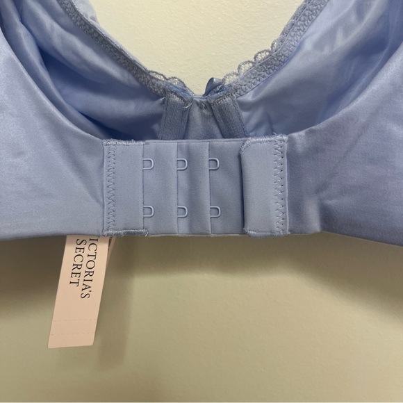 NWT Victoria’s Secret unlined smooth Demi bra light blue size 36C - Picture 5 of 8
